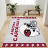 arizona cardinals area rugs bathroom rug floor rug regtangle carpet home decor ver 2