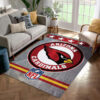 arizona cardinals area rugs bathroom rug floor rug regtangle carpet home decor ver 7