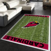 arizona cardinals rug bathroom rug floor rug regtangle carpet home decor ver 36