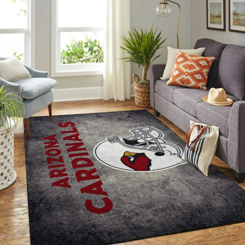 Arizona Cardinals Area Rug NFL Area Rug Bathroom Rugs Indoor Rugs Rectangle Carpet