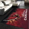 arizona cardinals rug living room rug floor rug regtangle carpet home decor ver 48