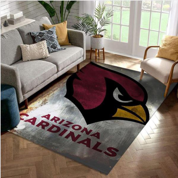 Arizona Cardinals Rug NFL Area Rug Dining Room Rugs Indoor Indoor Rugs Rectangle Carpet