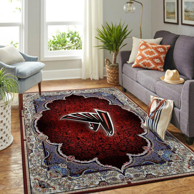 Atlanta Falcon Area Rug NFL Area Rug Bathroom Rug Indoor Rug Rectangle Carpet