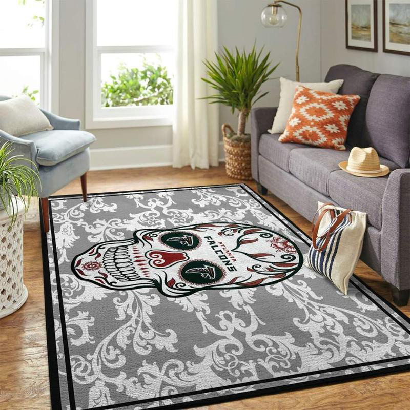 Atlanta Falcon Area Rug NFL Area Rug Living Room Area Rug Indoor Rugs Rectangle Carpet
