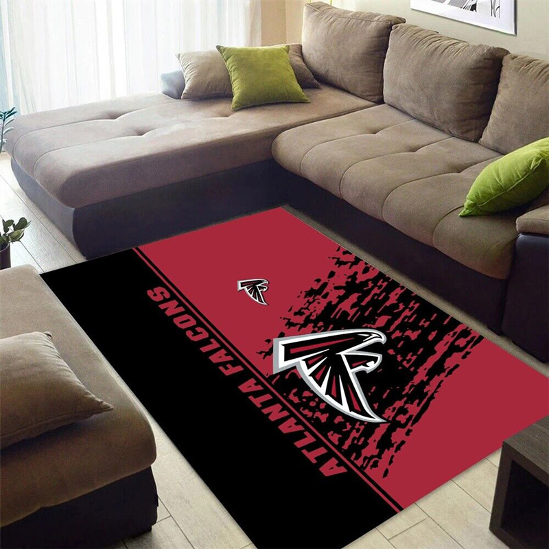 Atlanta Falcon Rug NFL Area Rug Bedroom Rug Indoor Indoor Rug Rectangle Carpet
