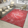 atlanta hawks rug living room carpet regtangle carpet floor decor home decor ver 29