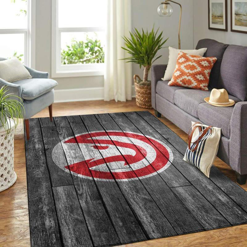 Atlanta Hawks Rug NBA Area Rug Dining Room Rug Indoor Rug Rectangle Carpet