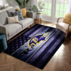 baltimore ravens area rug bathroom rug floor rug regtangle carpet home decor ver 148