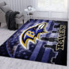 Baltimore Ravens Rug NFL Area Rug Dining Room Rug Indoor Indoor Rug Rectangle Carpet 4 baltimore ravens area rug living room rug floor rug regtangle carpet home decor ver 152