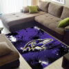 baltimore ravens rug bathroom rug floor rug regtangle carpet home decor ver 200
