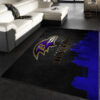 baltimore ravens rugs bathroom rug floor rug regtangle carpet home decor ver 214