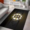 boston bruins rug living room carpet regtangle carpet floor decor home decor ver 33