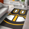 Boston Bruins Area Rug NHL Area Rug Kitchen Rug Indoor Indoor Rug Rectangle Carpet 4 boston bruins rug living room carpet regtangle carpet floor decor home decor ver 40