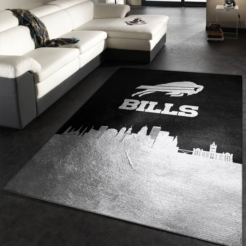 Buffalo Bills Rug NFL Area Rug Kitchen Rug Indoor Rugs Rectangle Carpet