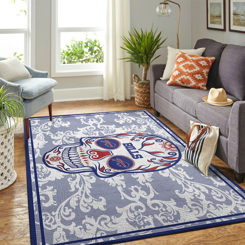 Buffalo Bills Rug NFL Area Rug Living Room Rug Indoor Rugs Rectangle Carpet