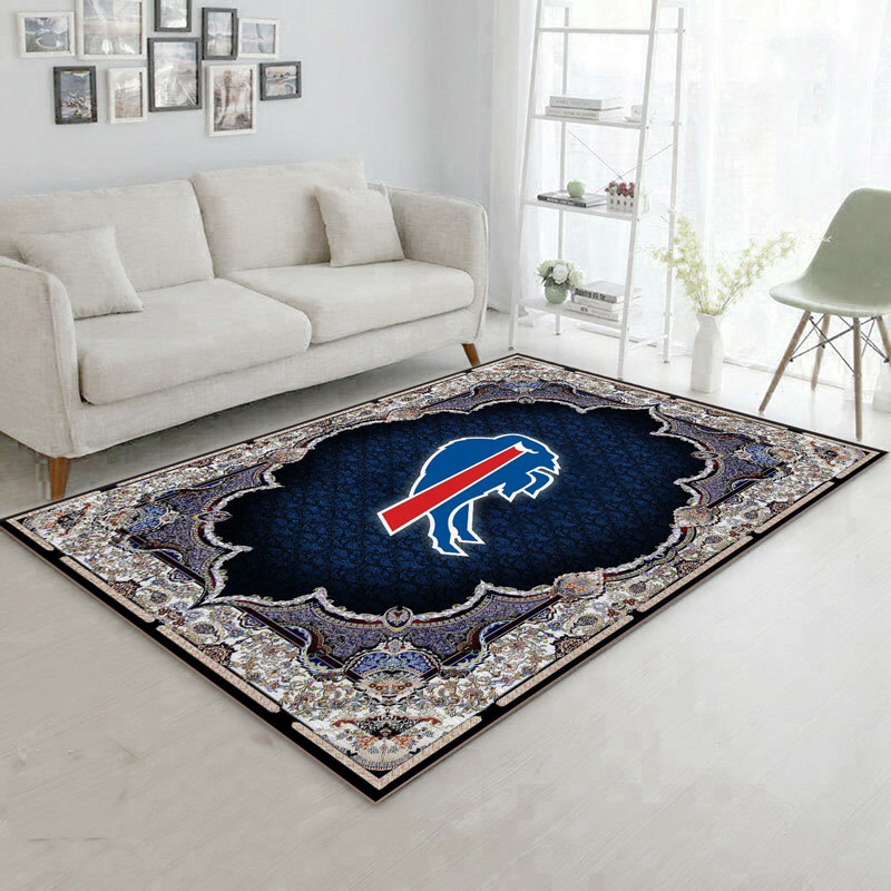 Buffalo Bills Area Rug NFL Area Rug Kitchen Rug Indoor Indoor Rug Rectangle Carpet