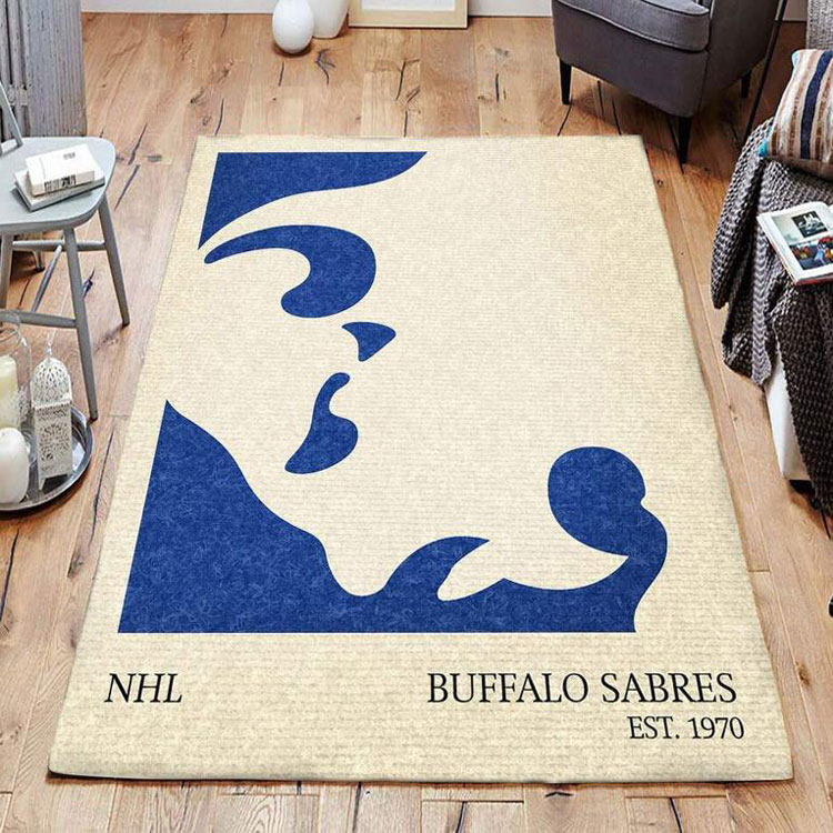 Buffalo Sabres Rug NHL Area Rug Bedroom Area Rug Indoor Rug Rectangle Carpet