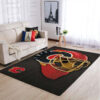 calgary flames rug living room carpet regtangle carpet floor decor home decor ver 74