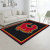 Calgary Flames Area Rug NHL Area Rug Living Room Area Rug Indoor Indoor Rugs Rectangle Carpet 3 calgary flames rug living room carpet regtangle carpet floor decor home decor ver 80