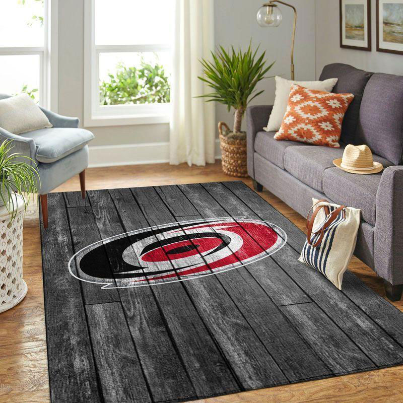 Carolina Hurricanes Rug NHL Area Rug Kitchen Rug Indoor Rugs Rectangle Carpet