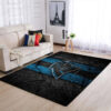 carolina panthers rug living room rug floor rug regtangle carpet home decor ver 325
