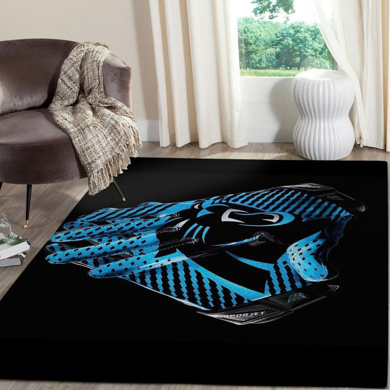 Carolina Panthers Area Rug NFL Area Rug Bathroom Rugs Indoor Rug Rectangle Carpet