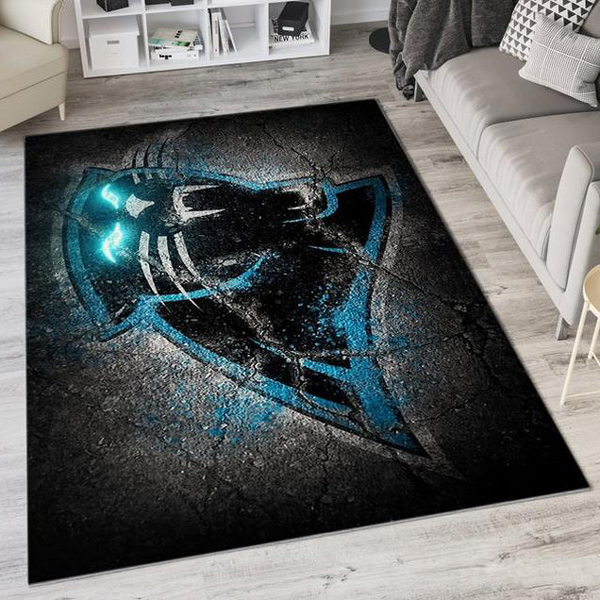 Carolina Panthers Rug NFL Area Rug Kitchen Rug Indoor Rug Rectangle Carpet