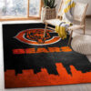 chicago bears rugs carpet bath rug floor rug regtangle carpet home decor ver 402
