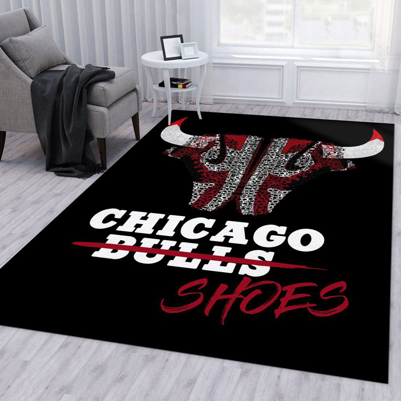 Chicago Bulls Area Rug NBA Area Rug Bathroom Rugs Indoor Indoor Rugs Rectangle Carpet