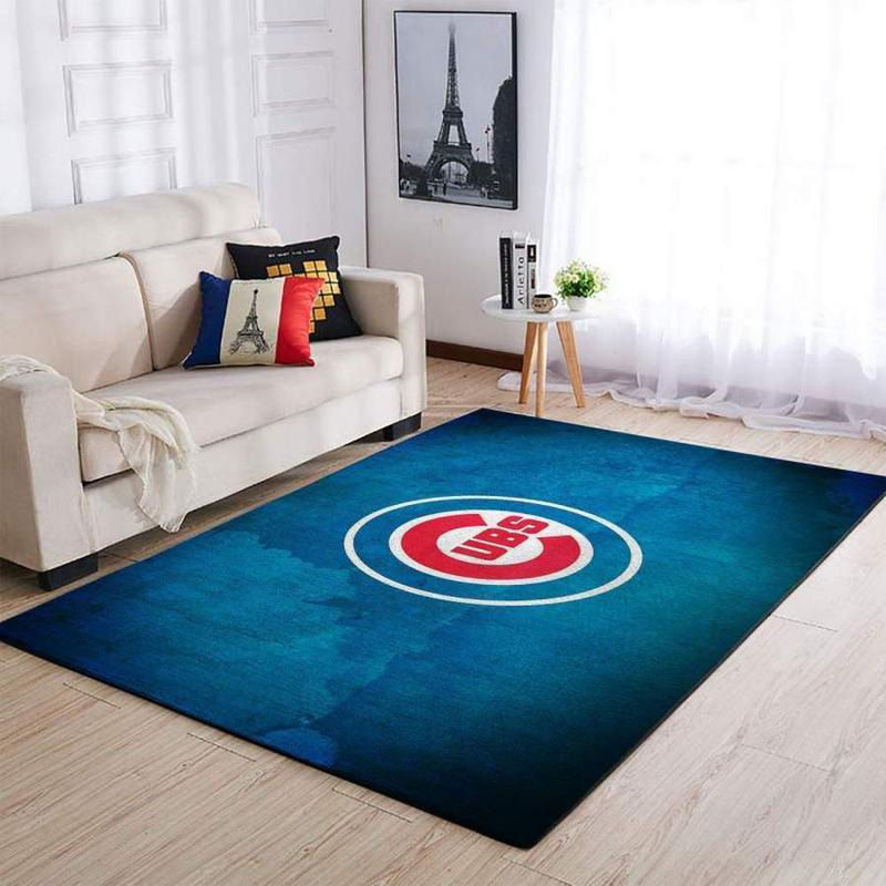 Chicago Cubs Rug MLB Area Rug Bathroom Rugs Indoor Indoor Rug Rectangle Carpet