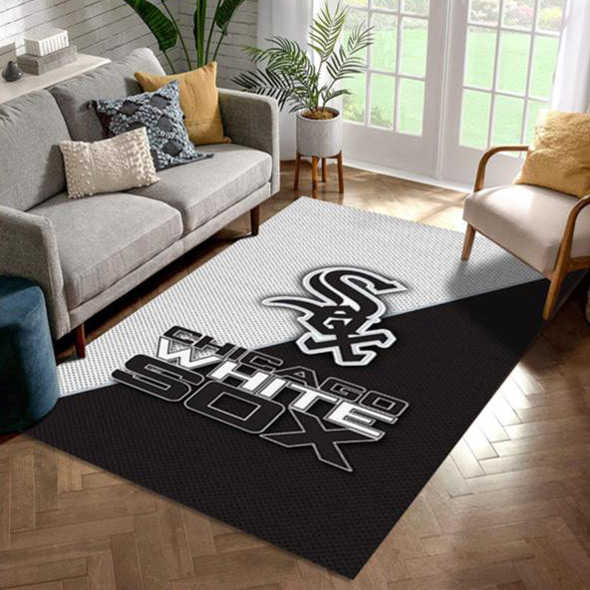 Chicago White Sox Rug MLB Area Rug Kitchen Rug Indoor Rug Rectangle Carpet
