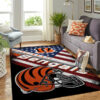cincinnati bengals rug living room rug floor rug regtangle carpet home decor ver 452