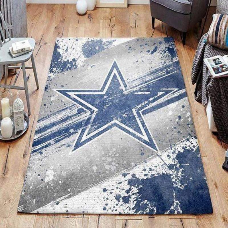 Dallas Cowboys Rug NFL Area Rug Dining Room Rugs Indoor Indoor Rugs Rectangle Carpet