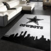 dallas cowboys area rug bath rug floor rug regtangle carpet home decor ver 480