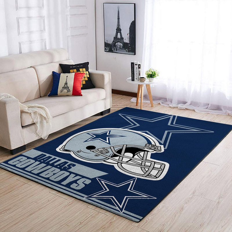 Dallas Cowboys Rug NFL Area Rug Bathroom Rugs Indoor Indoor Rugs Rectangle Carpet