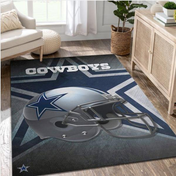 Dallas Cowboys Area Rug NFL Area Rug Bedroom Rug Indoor Indoor Rug Rectangle Carpet