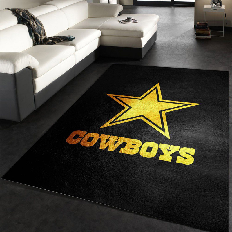 Dallas Cowboys Rug NFL Area Rug Bedroom Area Rug Indoor Indoor Rug Rectangle Carpet