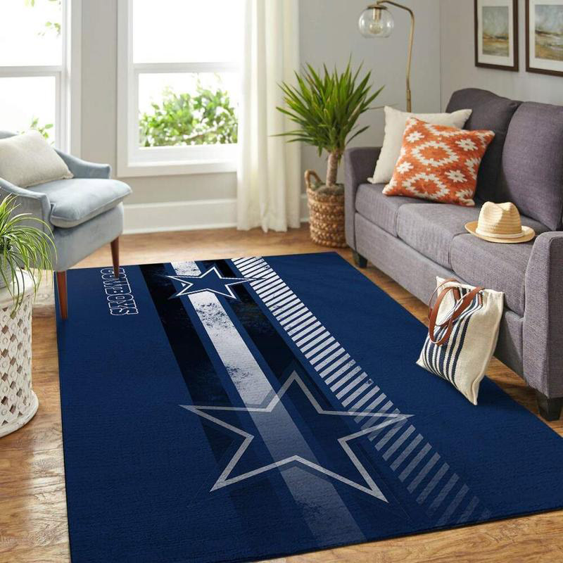 Dallas Cowboys Rug NFL Area Rug Living Room Rug Indoor Indoor Rugs Rectangle Carpet