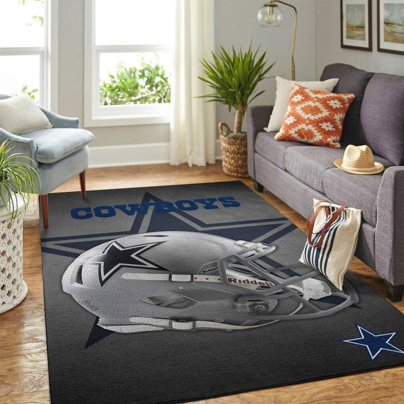Dallas Cowboys Rug NFL Area Rug Dining Room Rug Indoor Rugs Rectangle Carpet