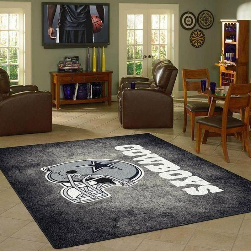 Dallas Cowboys Area Rug NFL Area Rug Bedroom Rug Indoor Indoor Rugs Rectangle Carpet