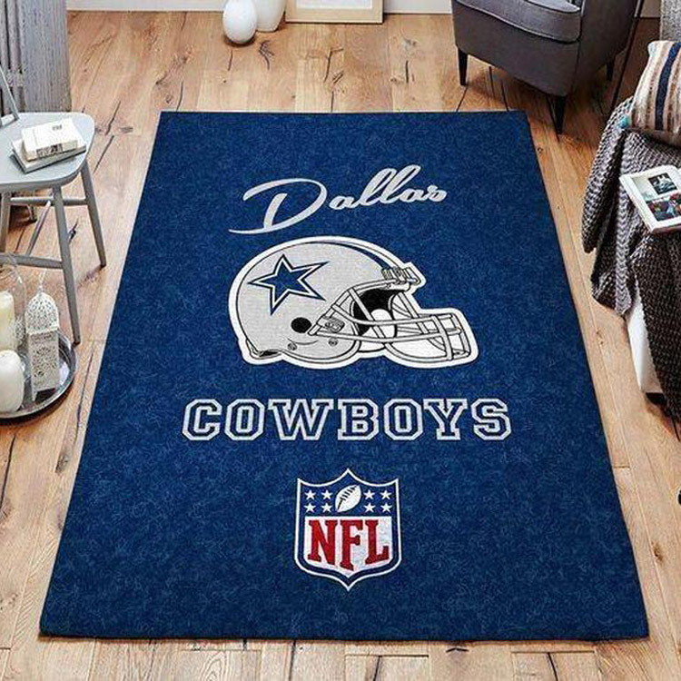 Dallas Cowboys Area Rug NFL Area Rug Bedroom Area Rug Indoor Indoor Rugs Rectangle Carpet