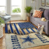 dallas cowboys rug bath rug floor rug regtangle carpet home decor ver 516