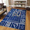 dallas cowboys rugs bath rug floor rug regtangle carpet home decor ver 537