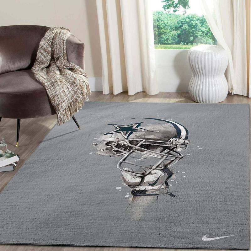 Dallas Cowboys Area Rug NFL Area Rug Dining Room Rug Indoor Indoor Rugs Rectangle Carpet