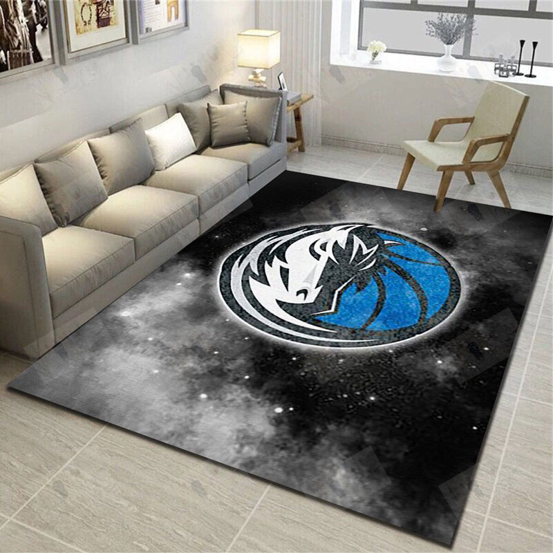 Dallas Mavericks Area Rug NBA Area Rug Dining Room Rugs Indoor Rug Rectangle Carpet