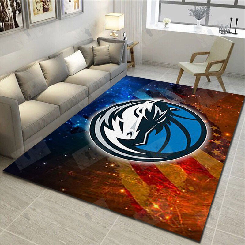 Dallas Mavericks Area Rug NBA Area Rug Bedroom Rug Indoor Rugs Rectangle Carpet