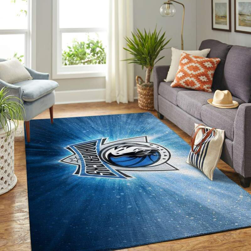 Dallas Mavericks Rug NBA Area Rug Dining Room Rug Indoor Rugs Rectangle Carpet