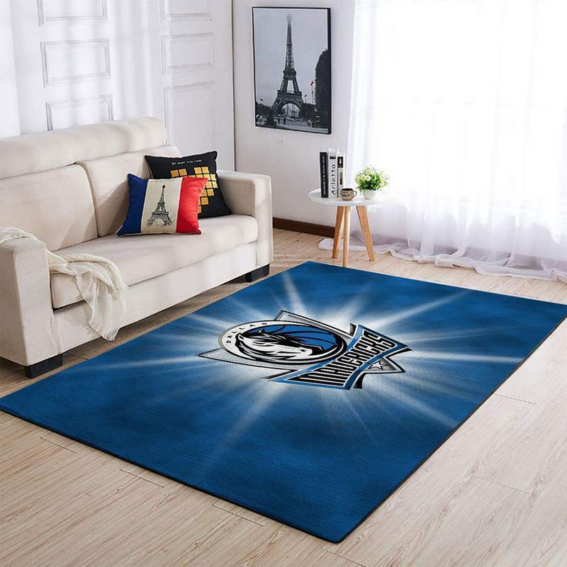 Dallas Mavericks Area Rug NBA Area Rug Bathroom Rug Indoor Indoor Rug Rectangle Carpet