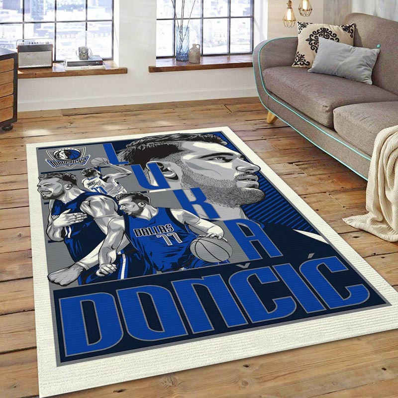 Dallas Mavericks Rug NBA Area Rug Living Room Rug Indoor Rug Rectangle Carpet