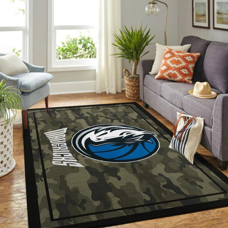 Dallas Mavericks Rug NBA Area Rug Bedroom Rug Indoor Indoor Rug Rectangle Carpet